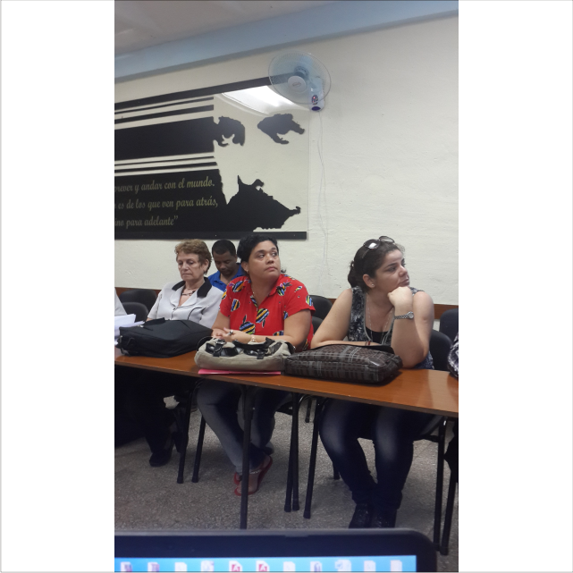 Lors d'une visite a Cuba